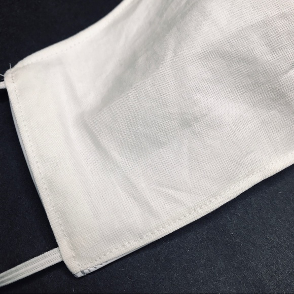 Handmade White Vinyl PVC Face Mask Wet Look Cosplay Costume Womens Mens Cyber - Picture 7 of 9